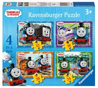 Ravensburger Thomas & Friends Jigsaw Puzzles for Kids Age 3 Years Up - 4 in a Box (12, 16, 20, 24 Pieces) - Educational Toys for Toddlers