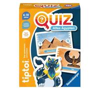 Ravensburger tiptoi 00166 Quiz Égypte Ancienne Jeu de Quiz pour Enfants à partir de 6 Ans, pour 1 à 4 Joueurs
