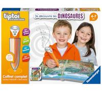 Ravensburger - Coffret tiptoi Lecteur + Livre Je découvre les Dinosaures - Sans écran - Dès 4 ans
