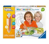 Ravensburger - tiptoi®- Coffret Complet Lecteur interactif + Livre Mon imagier à la Ferme - Jeu éducatif électronique, sans écran - A partir de 3 Ans - Version française - 00 035