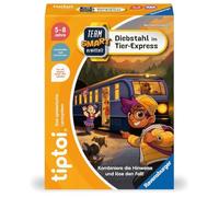 Ravensburger tiptoi Jeu 00226 - Team Smart - Vol dans Animal Express - Jeu de logique Fantastique pour Les Enfants à partir de 5 Ans