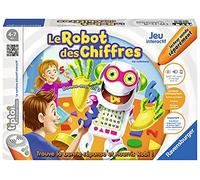 Ravensburger- tiptoi® - Jeu interactif- Le Robot des Chiffres - Jeu éducatif électronique, sans écran - A partir de 4 Ans - Version française - 00739