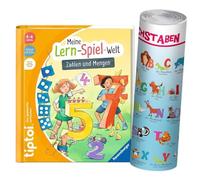 Ravensburger tiptoi Livre à partir de 4 ans Premier énumérés - Mon aventure jeu d'apprentissage + ABC Lettrage affiche de l’apprentissage Avec Des Animaux