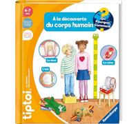 Ravensburger - tiptoi® - Livre interactif - À la découverte du corps humain - Jeu éducatif électronique, sans écran - A partir de 4 ans - version française - 13099016