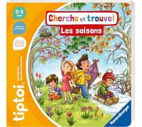 Ravensburger - tiptoi® - Livre interactif - Cherche et trouve - Les saisons - Jeu éducatif électronique, sans écran - A partir de 2 ans - version française - 13099009