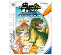 Ravensburger - tiptoi®- Livre interactif - Destination Savoir Les dinosaures - Jeu éducatif électronique, sans écran - A partir de 7 ans - version française - 13 099 006