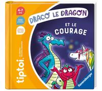 Ravensburger – tiptoi® Livre interactif Draco le dragon et le Courage – sans écran dès 4 ans