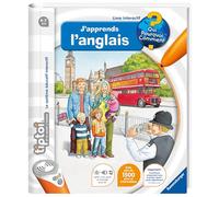 Ravensburger - tiptoi® - Livre interactif - J'apprends l'anglais - Jeu éducatif électronique, sans écran - A partir de 4 ans - version française - 13099003