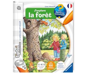 Ravensburger - tiptoi® - Livre interactif - Je découvre la forêt - Jeu éducatif électronique, sans écran - A partir de 4 ans - version française - 13099005