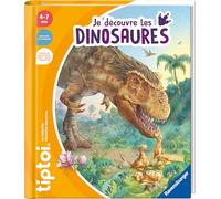 Ravensburger - tiptoi® - Livre interactif - Je découvre les dinosaures - Jeu éducatif électronique, sans écran - A partir de 4 ans - version française - 13099013