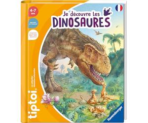Ravensburger - tiptoi® - Livre interactif - Je découvre les dinosaures - Jeu éducatif électronique, sans écran - A partir de 4 ans - version française - 13099013