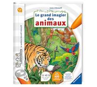 Ravensburger - tiptoi® - Livre interactif - Le grand imagier des animaux - Jeu éducatif électronique, sans écran - A partir de 4 ans - version française - 13099000