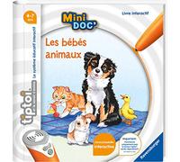 Ravensburger- tiptoi®- Livre interactif- Mini Doc'- Les bébés animaux - A partir de 4 ans- 00 072