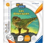 Ravensburger - tiptoi®- Livre interactif - Mini Doc' Les dinosaures - Jeu éducatif électronique, sans écran - A partir de 4 ans - Version française - 13 099 018