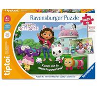 Ravensburger tiptoi - Puzzle pour Petits explorateurs - Gabby's Dollhouse - 00198 - Puzzle pour Enfants à partir de 4 Ans - 1 Joueur