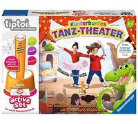 Ravensburger tiptoi® Spiel 00073, Active Set Kunterbuntes Tanz-Theater, Bewegungsspiel AB 3 Jahren: Das fröhliche Bewegungsspiel mit Tänzen und Traumreisen