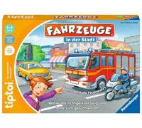 Ravensburger tiptoi Spiel 00127 Fahrzeuge in der Stadt - Lernspiel ab 3 Jahren, lehrreiches Zuordnungsspiel für Jungen und Mädchen, für 1-4 Spieler