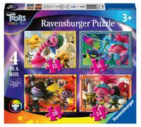 Ravensburger Trolls 2 World Tour 4 in Box (12, 16, 20, 24 Pieces) Jigsaw Puzzles