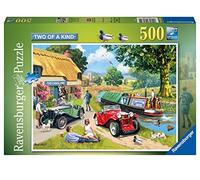 Ravensburger Two of a Kind 500 Piece Jigsaw Puzzles for Adults & Kids Age 10 Years Up - Nostalgic Puzzle