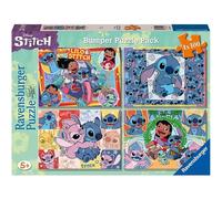 Ravensburger Puzzle Disney Stitch – Lot de 4 puzzles 100 pièces pour enfants – emboîtement parfait