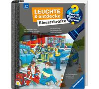 Ravensburger Wieso ? Pourquoi ? Pourquoi ? Brille et découvre : les forces d'intervention (livre lampe de poche avec transparents et rabats) 60078