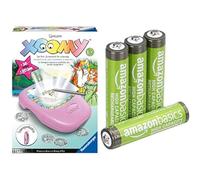 Ravensburger Xoomy Licornes, projecteur Dessin, 6+ Ans, & Piles AAA Rechargeables Amazon Basics 4 pcs, 850mAh