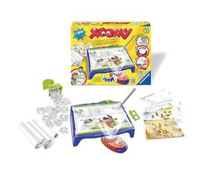 Ravensburger Xoomy Maxi - Table à Dessin pour Enfant avec projecteur LED - Apprendre à Dessiner - Rouleau de Papier 6,5 m - 300 modèles - Activité créative dès 6 Ans - Version française
