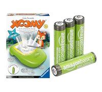 Ravensburger Xoomy Midi Animaux, projecteur dessin, 6+ ans, & Piles AAA Rechargeables Amazon Basics 4 pcs, 850mAh