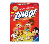 Ravensburger - Zingo | Jeux éducatifs pour Enfants de 4 Ans et Plus | Jeu de Plateau 4 Ans | Bingo pour Enfants | Jeux de Table 4 Ans pour Apprendre l'anglais | 2 à 6 Joueurs | Version espagnole