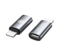 RAVIAD Adaptateur USB C vers Lightning (Lot de 2), Adaptateur Lightning Charge Rapide 36W PD pour iPhone 14 13 12 11 Pro Max, Pad Pro/Air 5/Mini 6, Pod Nano/Touch, Pas pour Audio/OTG