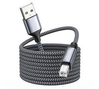 RAVIAD Câble Imprimante [3M] Cable USB 2.0 type B Câble USB A vers USB B