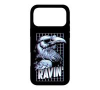 Ravin Raven Rave Party Techno Bird Lunettes de Soleil drôles Raver Coque pour iPhone 17 Pro Max