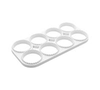 Ravioli Maker Mold, 8-Cavity Dumpling Press for Pasta Ravioli | Food-grade PLA mold with zigzag edges, ideal for creating professional ravioli at home Rond