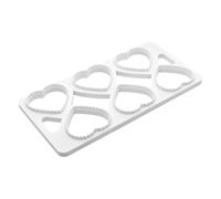 Ravioli Maker Mold, 8-Cavity Dumpling Press for Pasta Ravioli | Food-grade PLA mold with zigzag edges, ideal for creating professional ravioli at home Cœur
