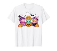 Raviolis d'halloween Kawaii Spooky Cute Bao Buns T-Shirt Graphique avec Valeur