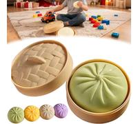 Raviolis géants à Paillettes - Boulettes géantes à écraser, Grande Balle sensorielle pour soulager Le Stress, pâte de décompression Douce, Jouet Anti-anxiété (Vert)