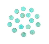 Ravishing Impressions 4 mm forme ronde véritable belle au bois dormant Arizona turquoise cabochon bijoux faisant dos plat semi-pricieux lâche pierre précieuse, pierre, turquoise Arizona