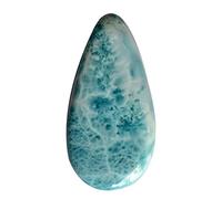 Ravishing Impressions Pectolite bleue de la mer des Caraïbes Larimar Cabochon naturel Taille 55x28x6 MM de République dominicaine Pendentif Fabrication de bijoux Pierre précieuse Il aide à guérir et