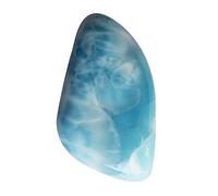 Ravishing Impressions Pectolite bleue de la mer des Caraïbes Larimar Cabochon Taille 31x19x8 MM de la République Dominicaine Pendentif Bijoux Fabrication de Bijoux Gemme Il Aide à guérir et à Montrer