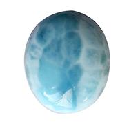 Ravishing Impressions République dominicaine naturelle Larimar Cabochon Taille 31x26x9 MM Pendentif Bijoux Fabrication de Bijoux Mer des Caraïbes Gemme Ouvrir Le Cœur en nous permettant d'exprimer