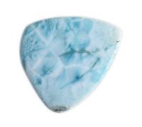 Ravishing Impressions Taille de cabochon de forme de Larimar naturel billion 35x31x3,5 mm lisse poli Larimar pectolite bleu stéphilias pierre dauphin pierre larimar fournisseurs