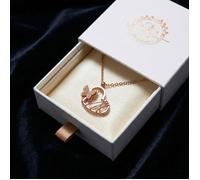Ravissant Collier Pendentif Femme Nature Sublimé d'Or 2SPLENDID®. Idée Cadeau Éclatante pour Maman, Sœur, ou Épouse. Coffret
