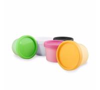 Ravissant Pot En Plastique Rechargeable 50g, 2 Pièces/Lot, Bouteilles Vides Pour Échantillon Cosmétique, Bonbonnière