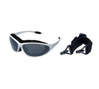 RAVS Lunettes de Sport Cyclisme/Kitesurf/Ski/Lunettes de Soleil avec Bande, Armature; et Sacoche