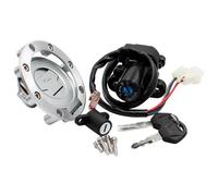 RAVTAKL démarrage Serrure Compatible avec Yamaha pour Fz6 2004-2009 pour Xj6 2009-2015 pour Fz6r 2009-2014 Accessoires Moto Interrupteur D'allumage Ensemble Verrouillage Bouchon D'essence