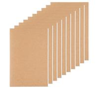Ravytha Lot de 10 Carnet de Notes, Kraft Couverture Cahier, Notebook A5 de Brouillon School, Petit Bloc Note, Cahiers, Calepin Feuille Blanche, Blocs-Notes D'Écriture Vierge, pour École, Bureau