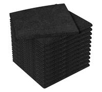 Ravytha Lot de 12 Torchon de Nettoyage, Chiffon Microfibre, Serviette, Torchons Lavette, Lingette Essuie, Lingettes Microfibres Lavables, Chiffons de Nettoyage, pour Maison,Voiture,Vitre, Réutilisable