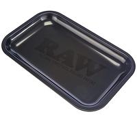 Raw Plateau tournant 19399 acier 18/10 rectangulaire 27,5 x 17,5 cm noir