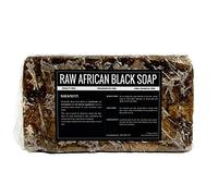 Raw African Black Soap Bar - 1 to 10 lbs Various Size by Sheanefit (African Black Soap, 1lbs)