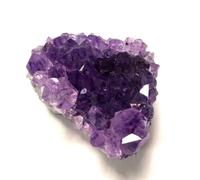 Raw Amethyst Crystal Cluster,Purple Quartz Clusters,Small Crystal Stones Rock Geode for Home Decor,170~200g